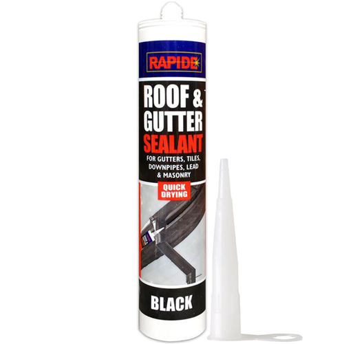 Rapide Roof & Gutter Sealant Black 260ml Rapide Roof & Gutter Sealant Black 260ml